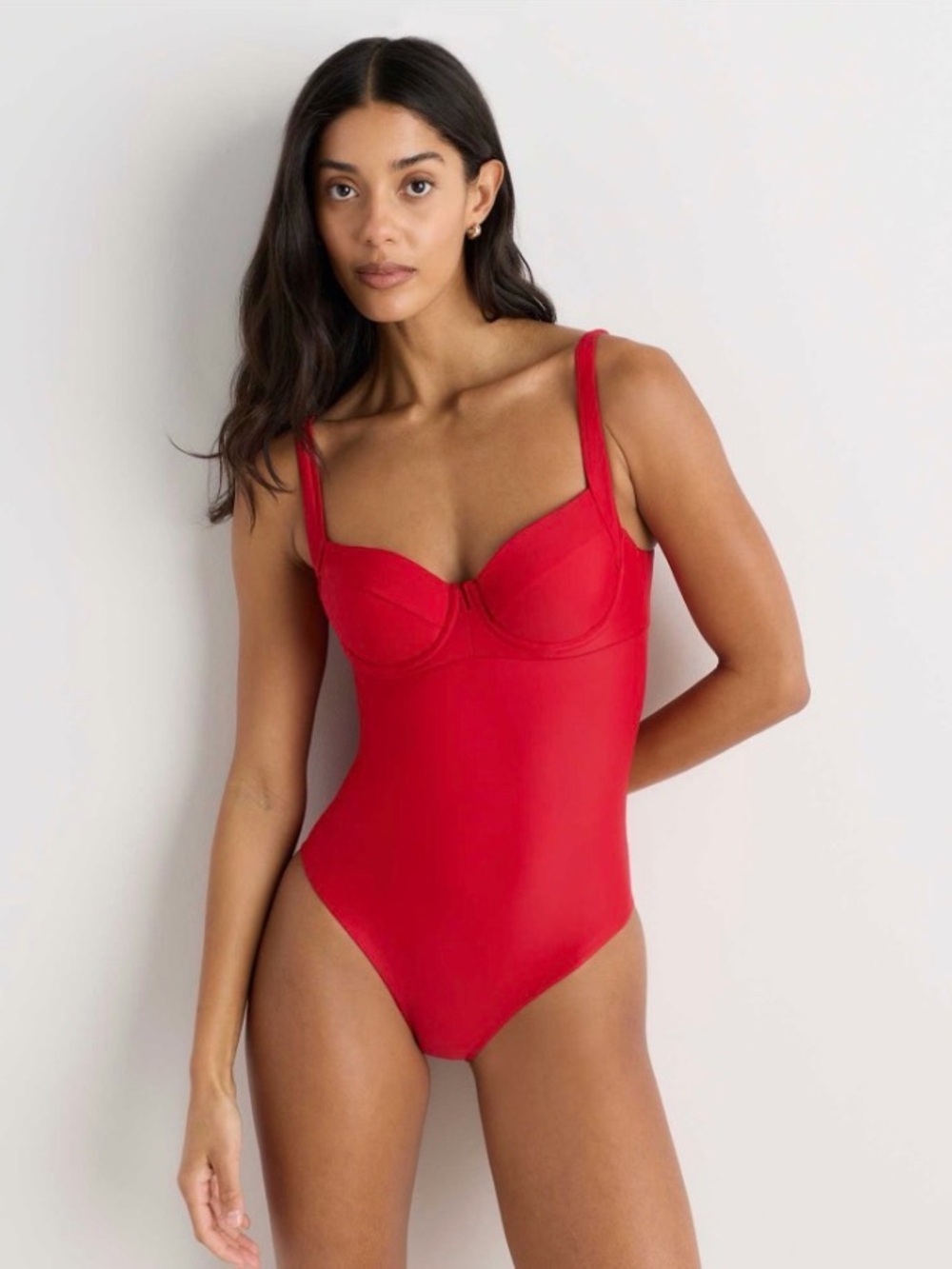 NWT Quince Red One-Piece Swimsuit